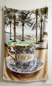 Dior Throw Blankets